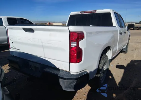 2022 Chevrolet Silverado 1500 4Wd Standard Bed Wt из США, поврежденный, VIN 1GCRDAED1NZ529621